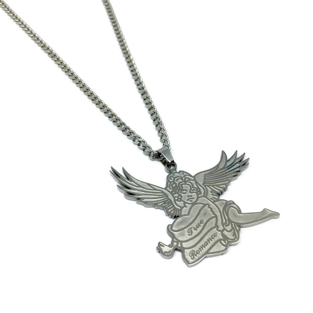 True Romance Cherub Tattoo Necklace - Memoriex 
