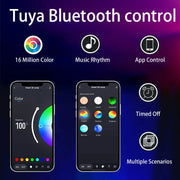 Tuya Smart App Remote Control RGB Colorful Table Lamp LED Acrylic Animation Dimming Color 3D Night Light - Memoriex 