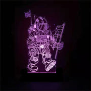 Tuya Smart App Remote Control RGB Colorful Table Lamp LED Acrylic Animation Dimming Color 3D Night Light - Memoriex 