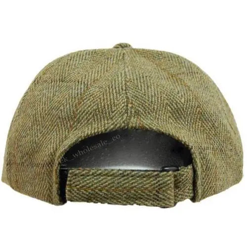 Tweed Leather Skip Hat - Memoriex 