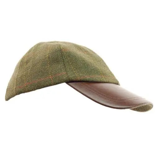 Tweed Leather Skip Hat - Memoriex 