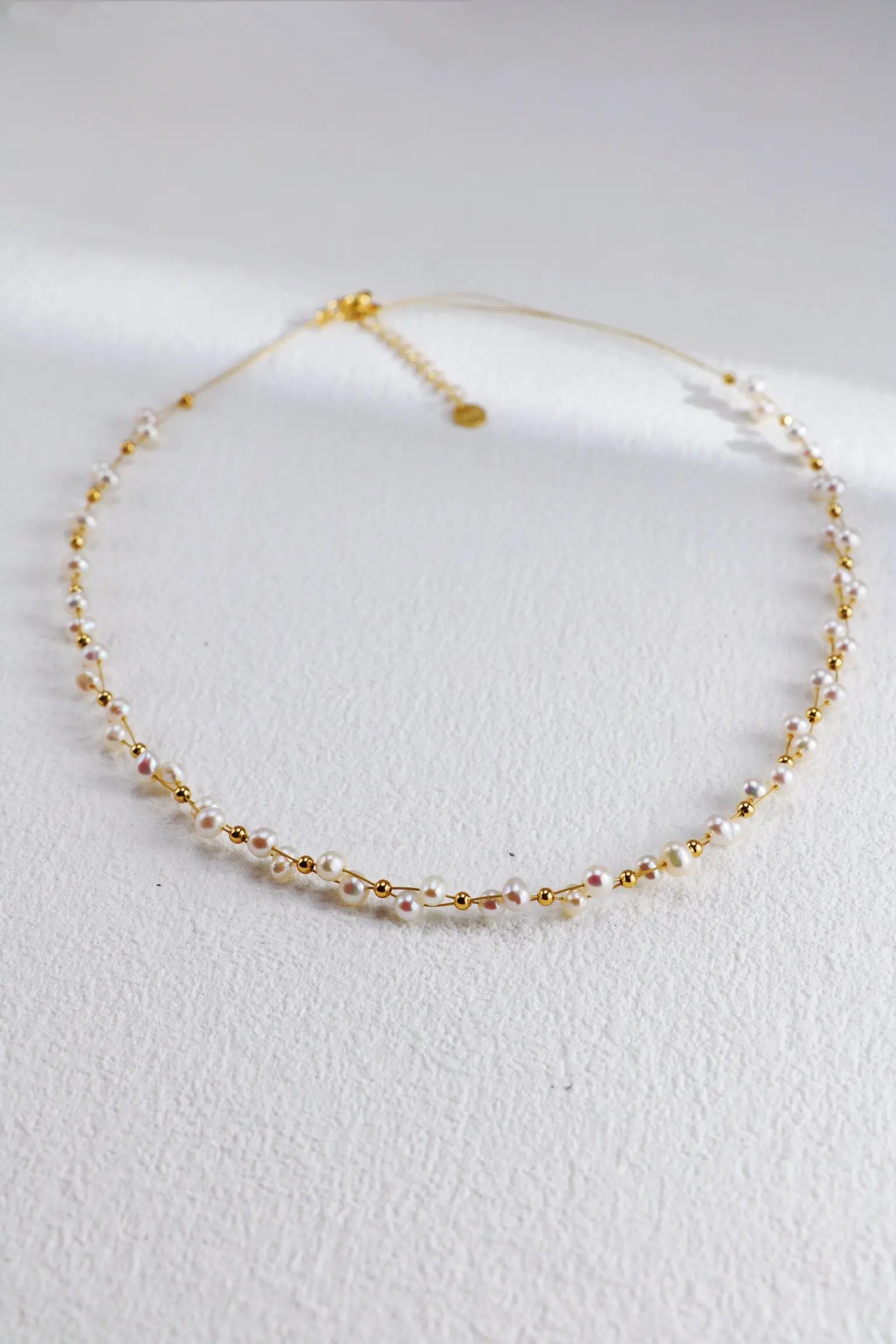 Twisted Freshwater Pearl Beads Necklace - Memoriex