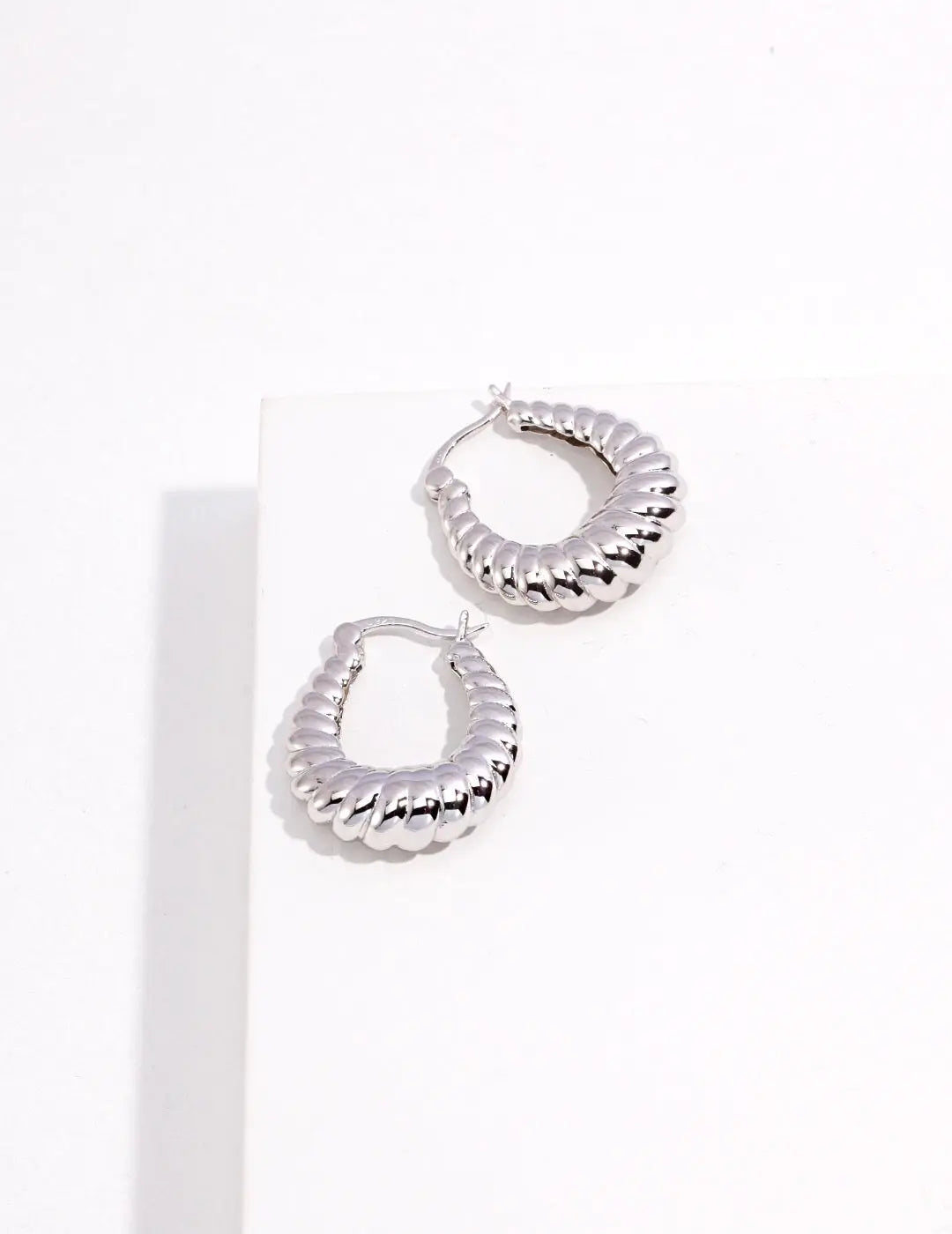 Twisted Stripe Stud Earrings - Memoriex