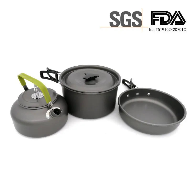 2–3 Person Aluminium Cookware Set