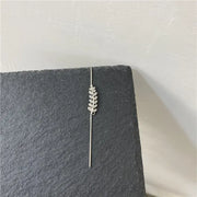 Unicorn Copper Micro inlaid with Haoshi Piercing Ear Needles Surrounding Ear Bones Diagonal Earrings - Memoriex 