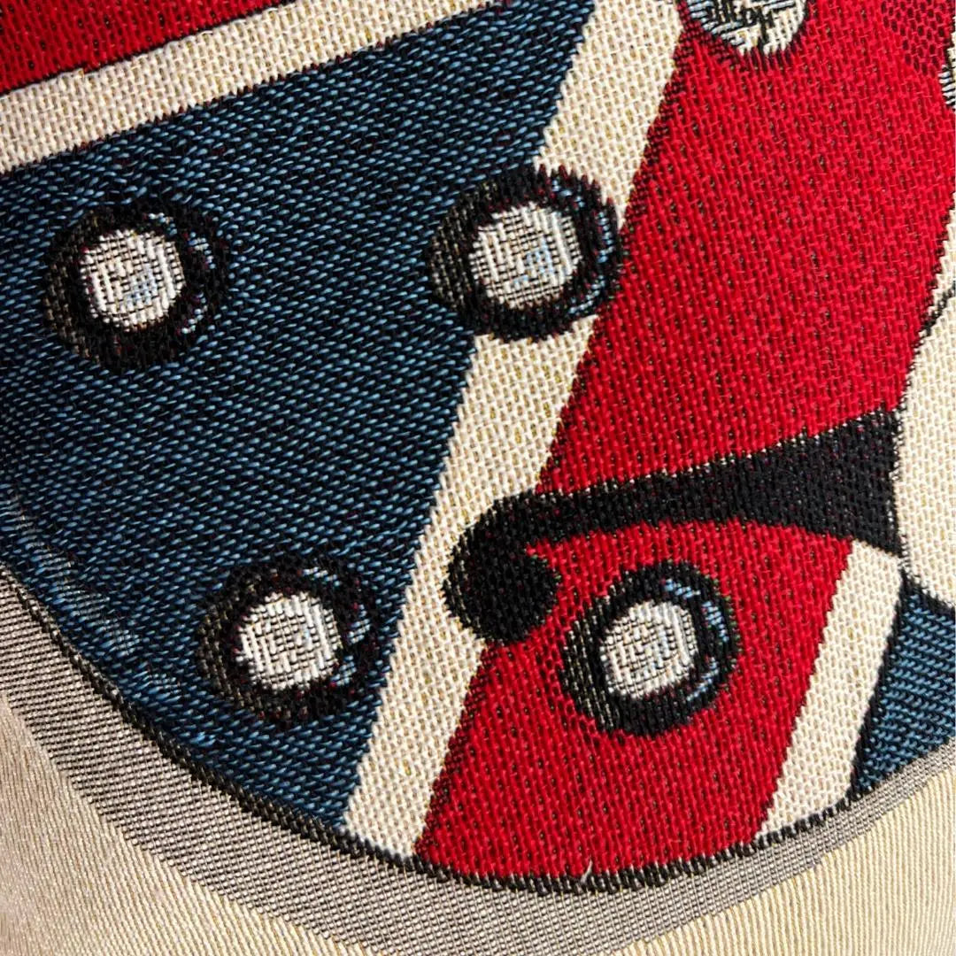 Union Jack Guitar - Panelled Cushion Cover 45cm*45cm-2