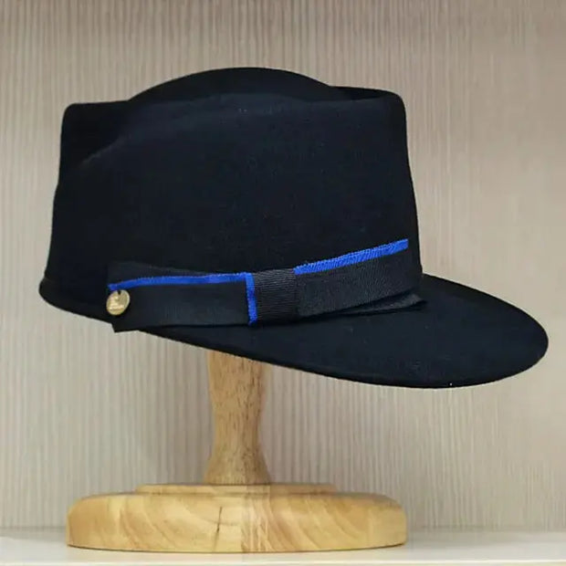 Unisex Warm Wool Winter Hats Elegant Bowknot Women Cadet Cap Adjustable Ladies Military Style Newsboy Cap Cabbie Trucker Hat - Memoriex 