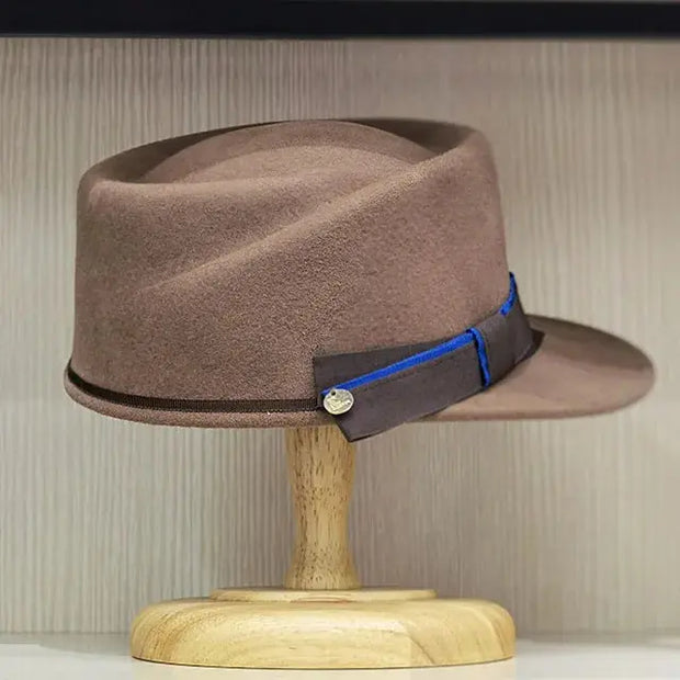 Unisex Warm Wool Winter Hats Elegant Bowknot Women Cadet Cap Adjustable Ladies Military Style Newsboy Cap Cabbie Trucker Hat - Memoriex 