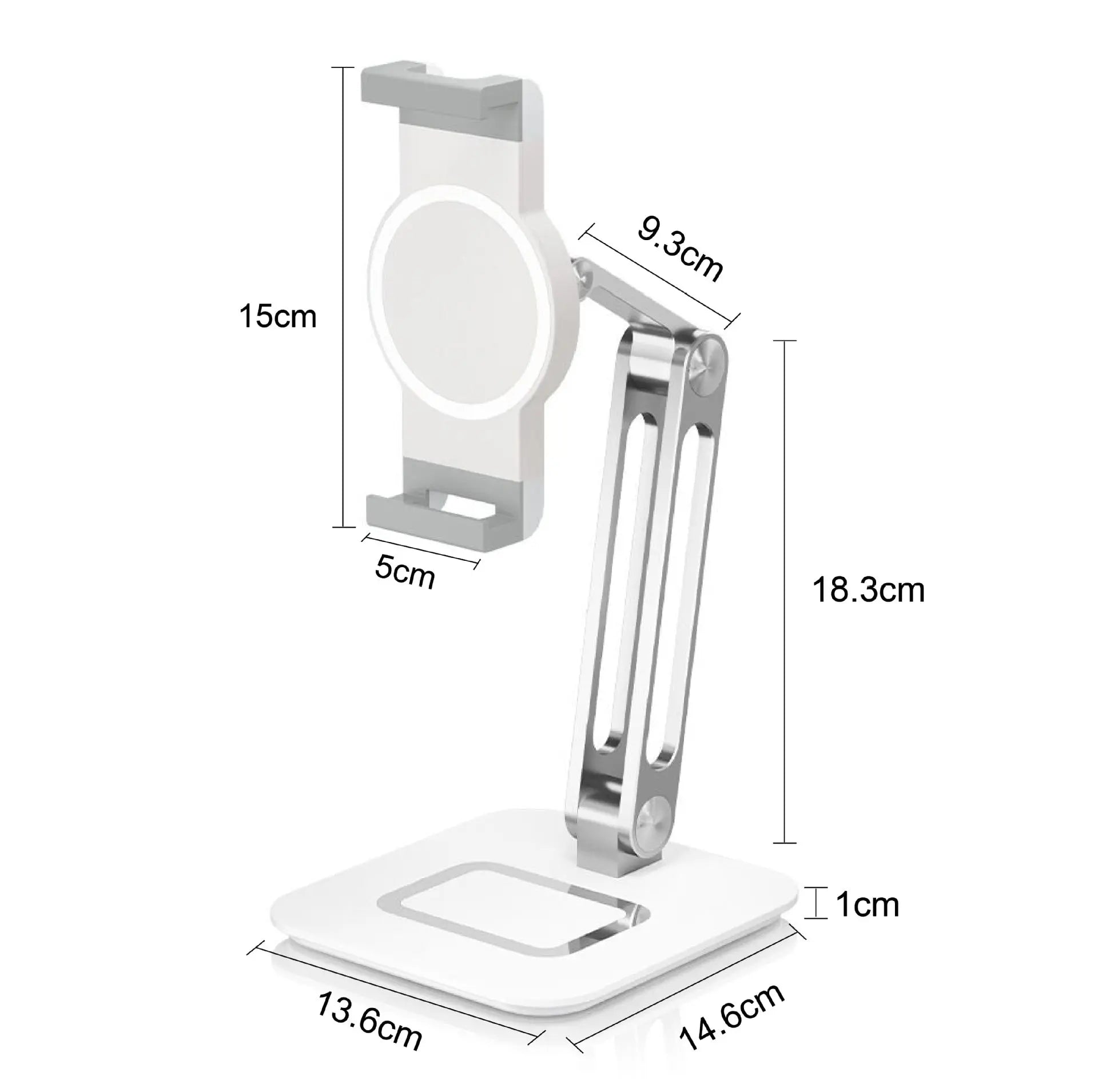 Universal Aluminum Desktop Foldable Tablet Phone Stand Holder - Memoriex 