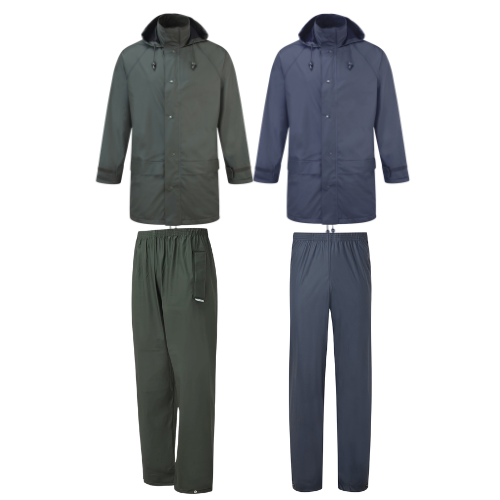 Mens Fort Flex Jacket and Trouser Rainsuit-0