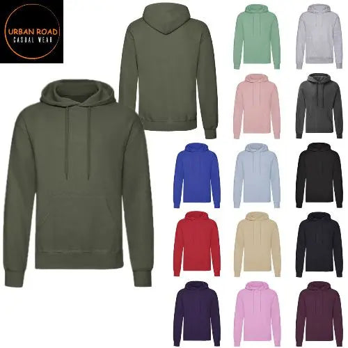 Urban Road Plain Hoodie-0