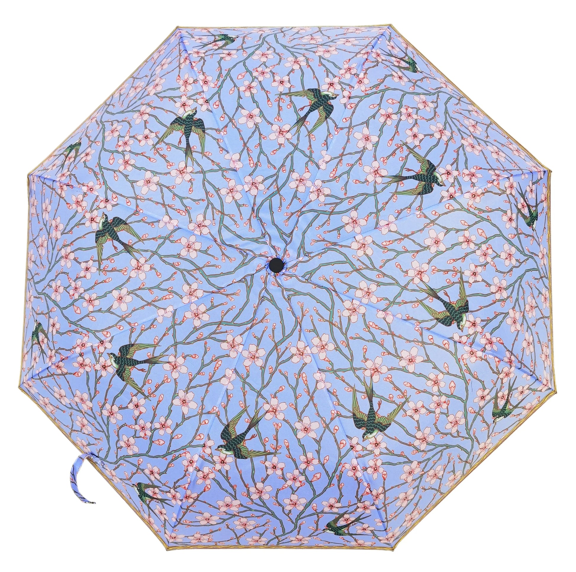 V&A Licensed Almond Blossom and Swallow - Art Folding Umbrella-1