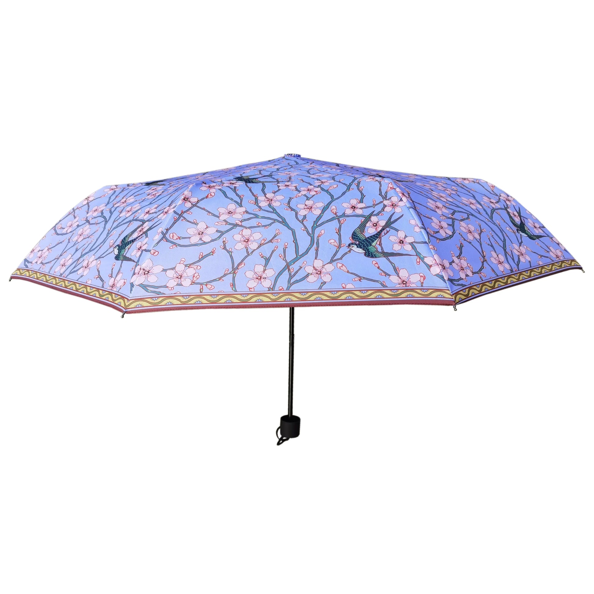 V&A Licensed Almond Blossom and Swallow - Art Folding Umbrella-2