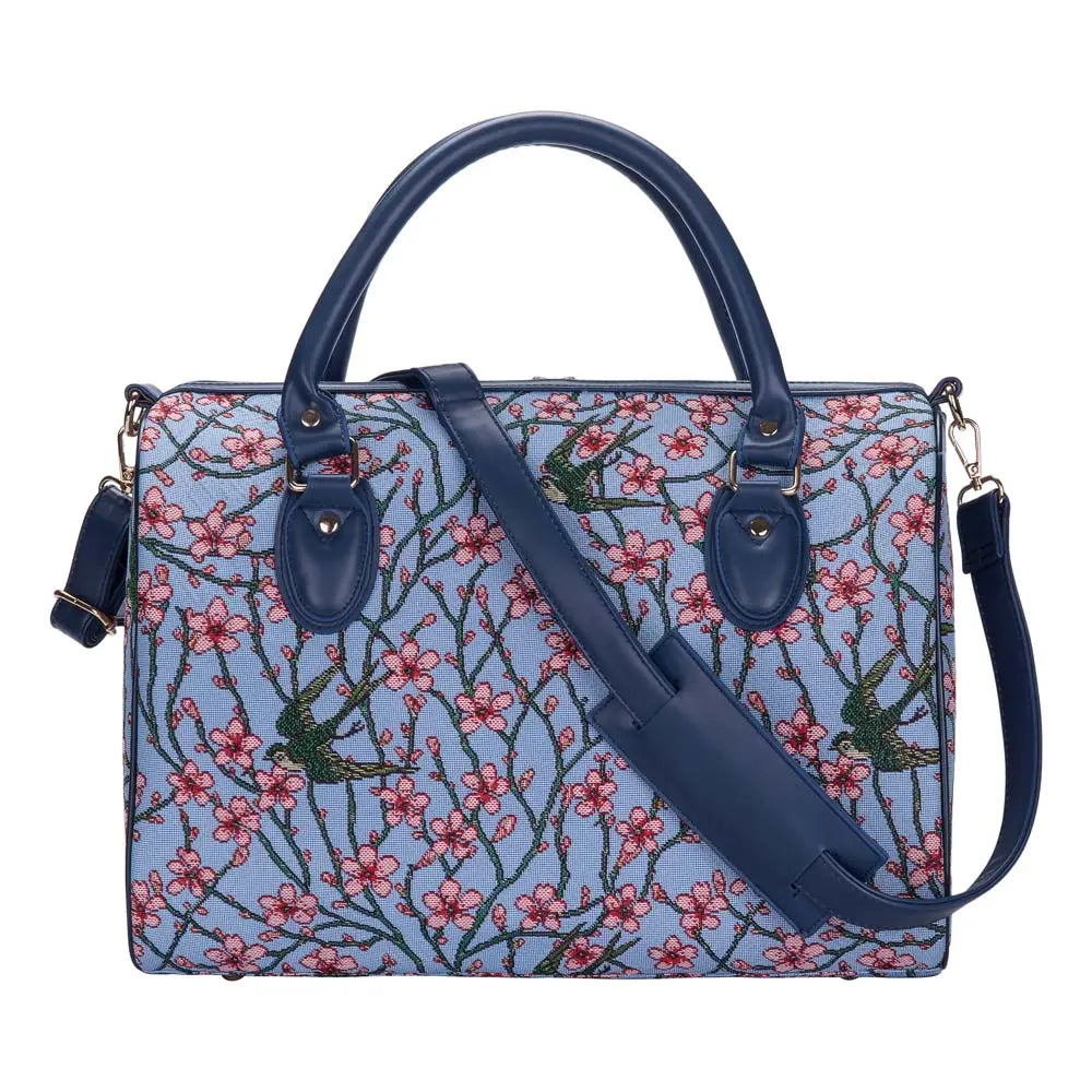 V&A Licensed Almond Blossom and Swallow - Travel Bag - Memoriex 