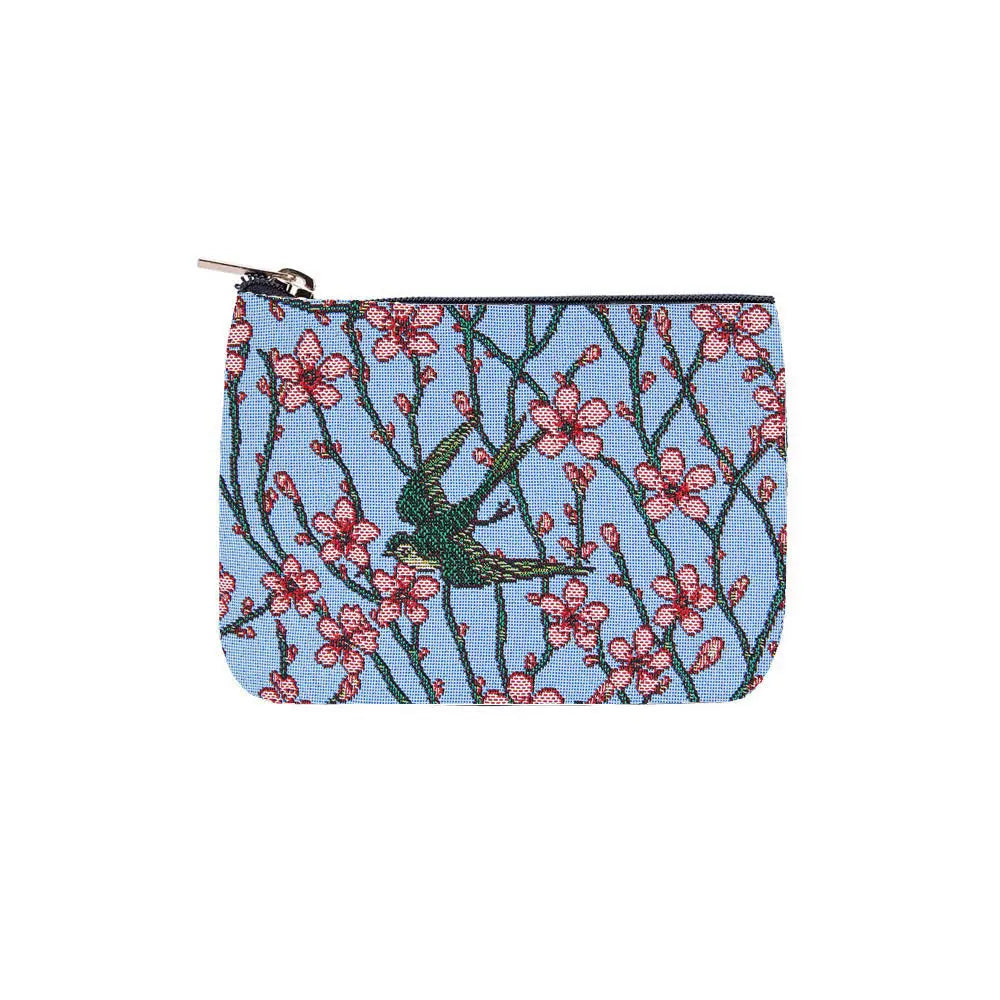 V&A Licensed Almond Blossom and Swallow - Zip Coin Purse-0