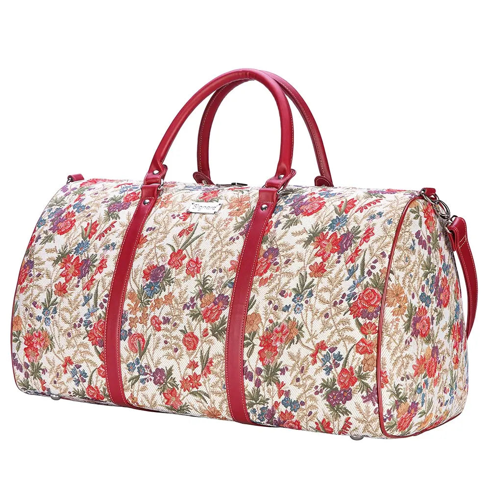 V&A Licensed Flower Meadow - Big Holdall-4