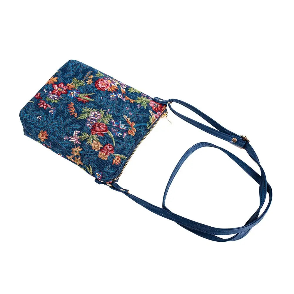 V&A Licensed Flower Meadow Blue - Sling Bag-3