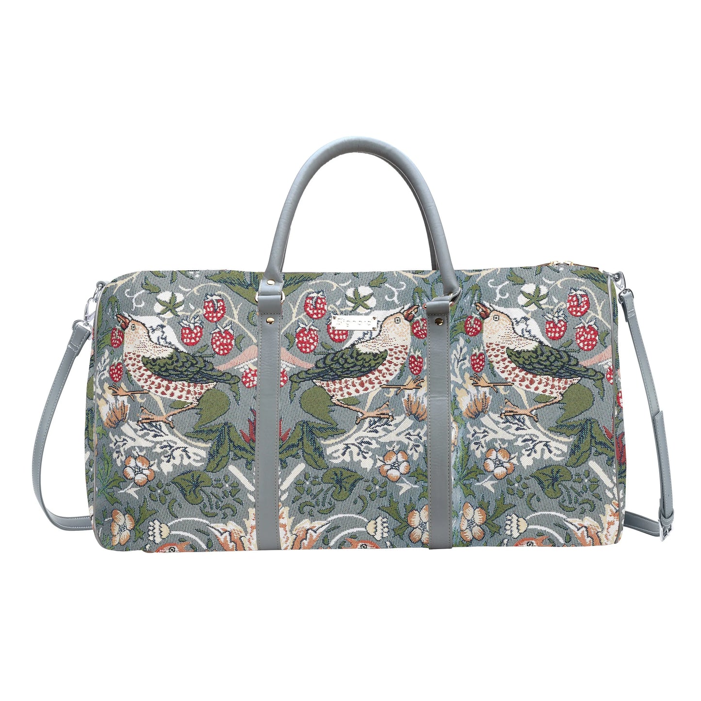 V&A Licensed Strawberry Thief Grey - Big Holdall-0