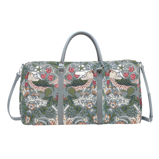 V&A Licensed Strawberry Thief Grey - Big Holdall-0