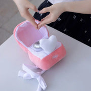 Valentine's Day Couple Confession Ring Love Big Diamond Ring Doll Valentine's Day Gift for Girls Cartoon Ring - Memoriex 