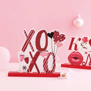 Valentine's Day Love Valentine's Day desktop wooden crafts DIY cute ornaments - Memoriex 