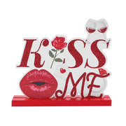 Valentine's Day Love Valentine's Day desktop wooden crafts DIY cute ornaments - Memoriex 