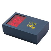 Valentine's Day Qixi Day Rose Gift Box Window opening Six flower Jewelry Box Mother's Day Immortal Flower Festival Gift Box - Memoriex 
