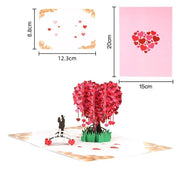Valentine's Day Stereoscopic Greeting Cards Creative Handmade Paper Carving - Memoriex 