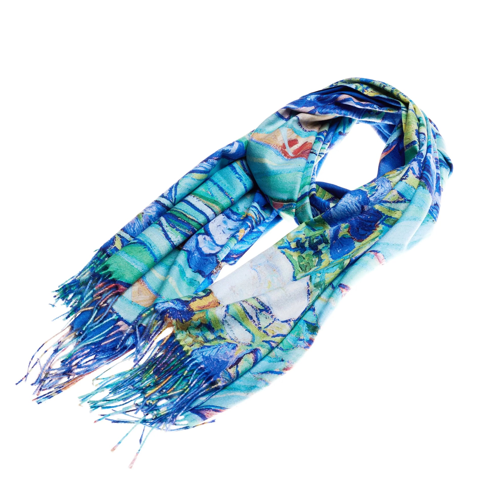 Van Gogh Iris - Art Pashmina-1