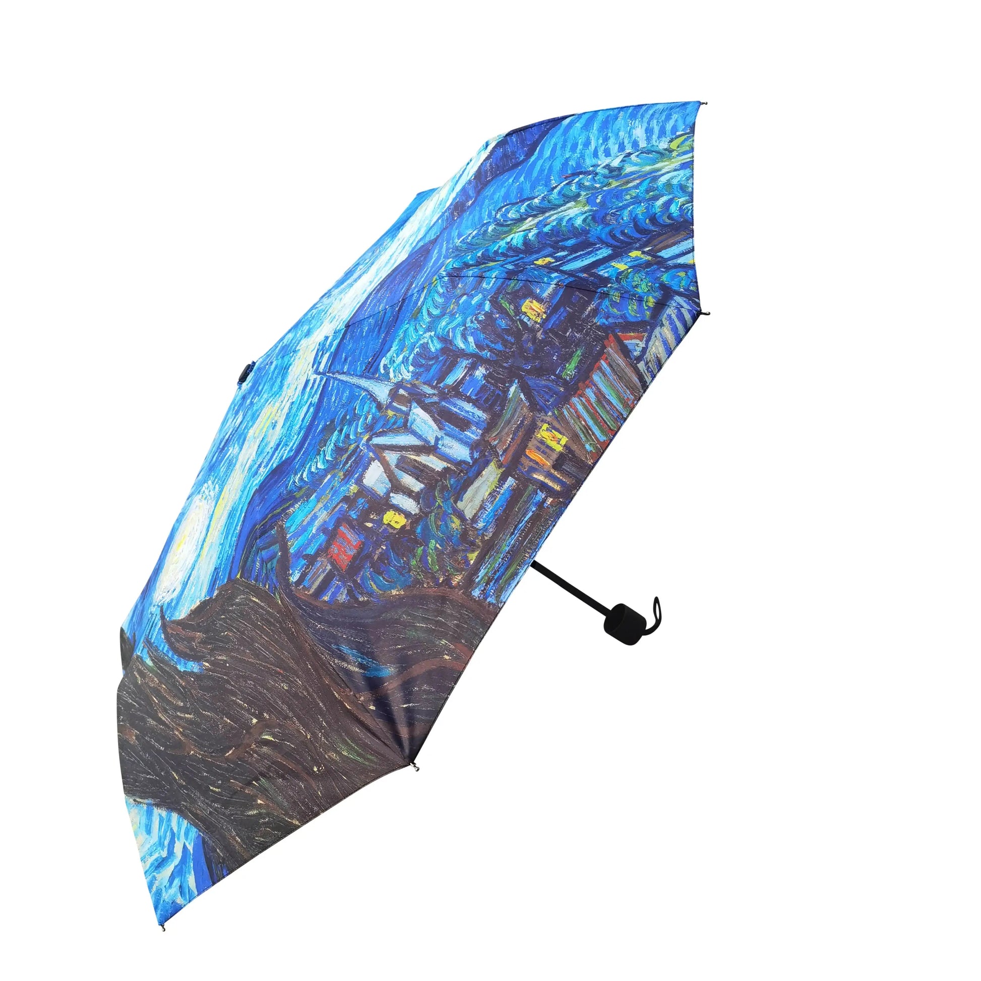 Van Gogh Starry Night - Art Folding Umbrella-2