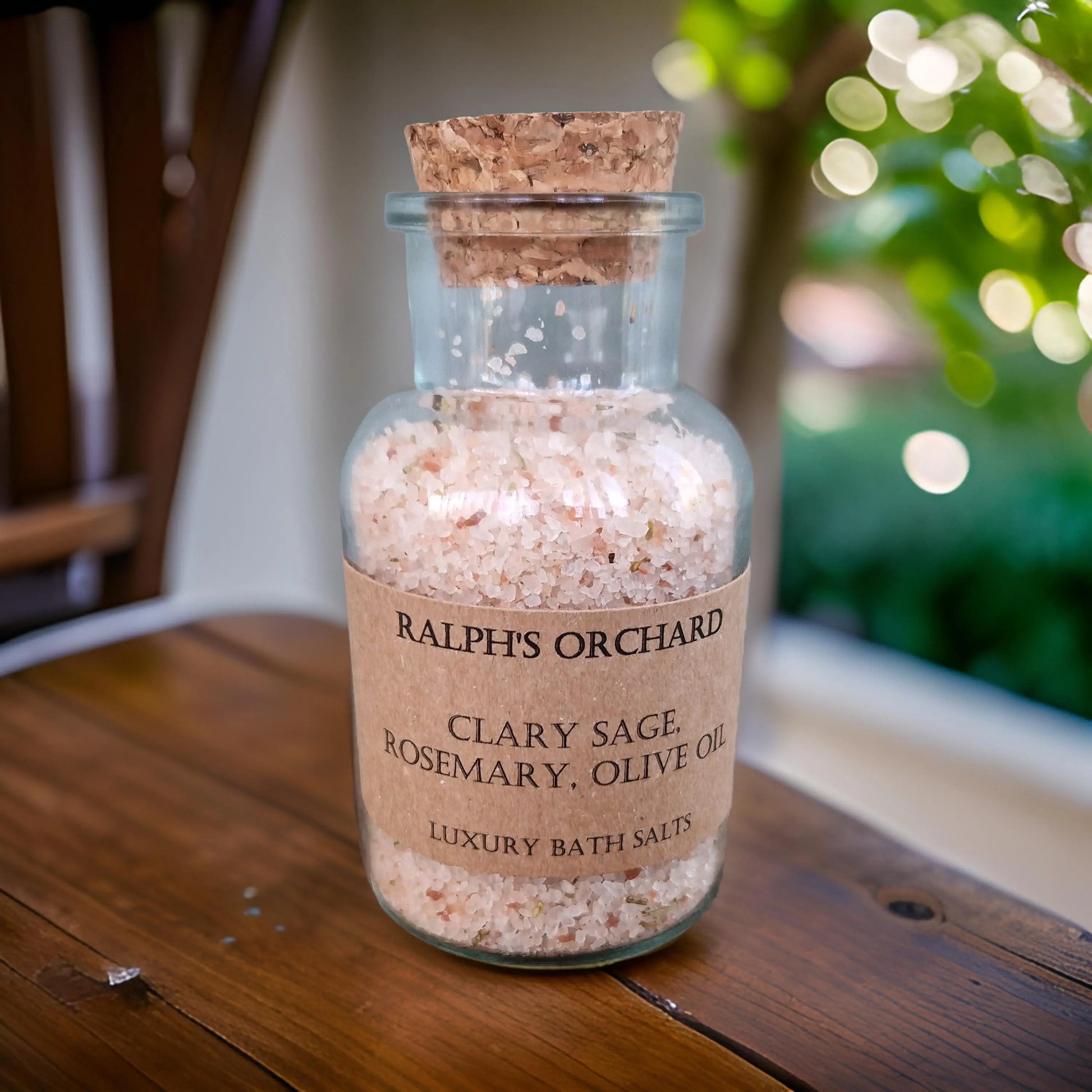 Vegan Bath Salts | Clary Sage, Rosemary & Olive Oil - Memoriex 