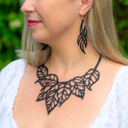Vela Upcycled Inner Tube Earrings-2