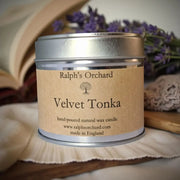Velvet Tonka Candle – Lavender, Tonka & Amber Scent - Memoriex 