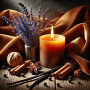 Velvet Tonka Candle – Lavender, Tonka & Amber Scent - Memoriex 