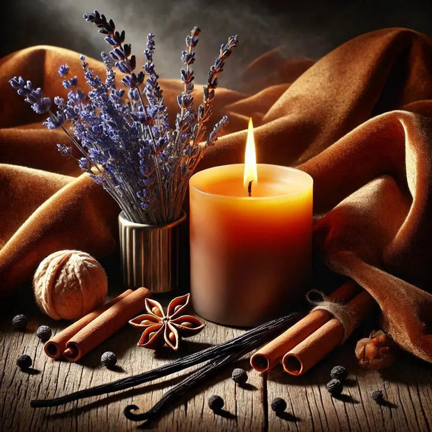 Velvet Tonka Candle – Lavender, Tonka & Amber Scent - Memoriex 