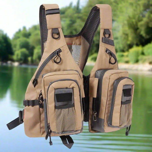 Memoriex Versatile Fishing Vest - Multiple Pockets, Adjustable Straps, Breathable