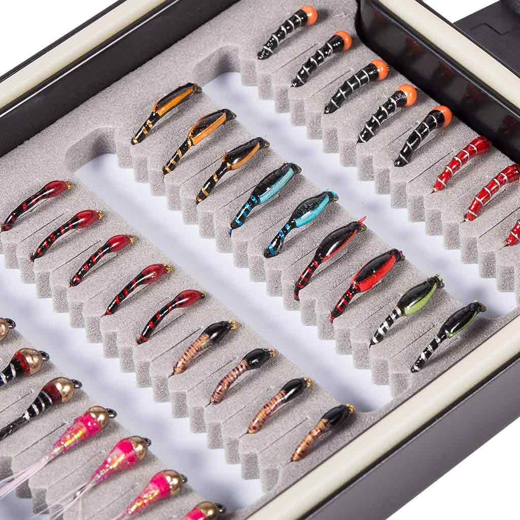 36 Pcs Fly Fishing Nymphs Kit with Waterproof Box-1