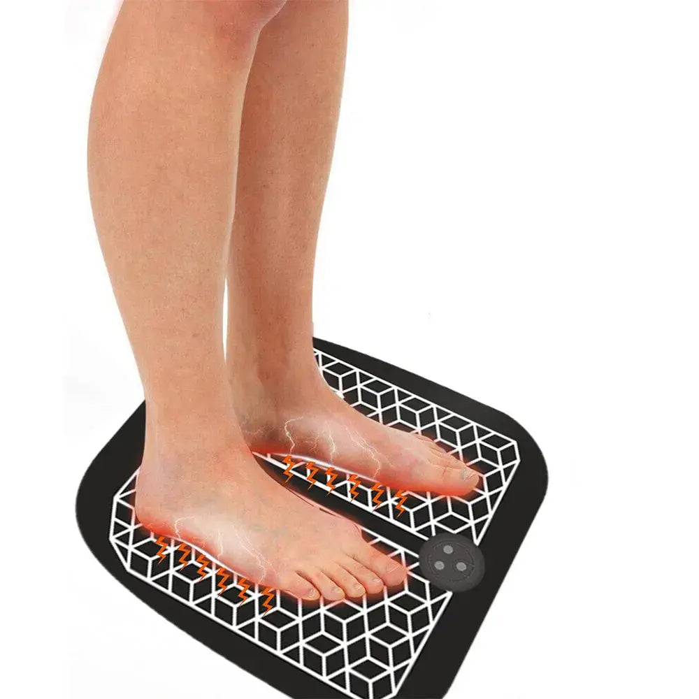 Vibe Geeks EMS Physiotherapy Foot Massager Mat- USB Charging - Memoriex 