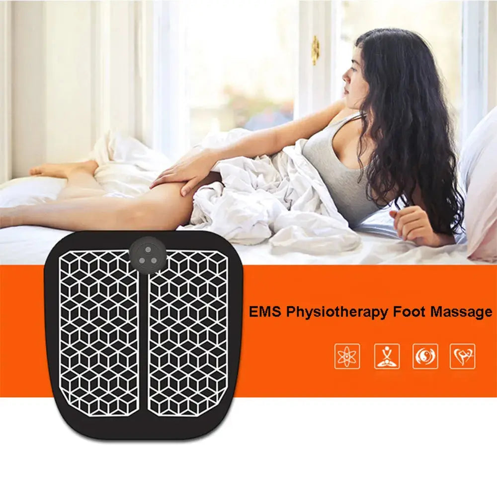 Vibe Geeks EMS Physiotherapy Foot Massager Mat- USB Charging - Memoriex 