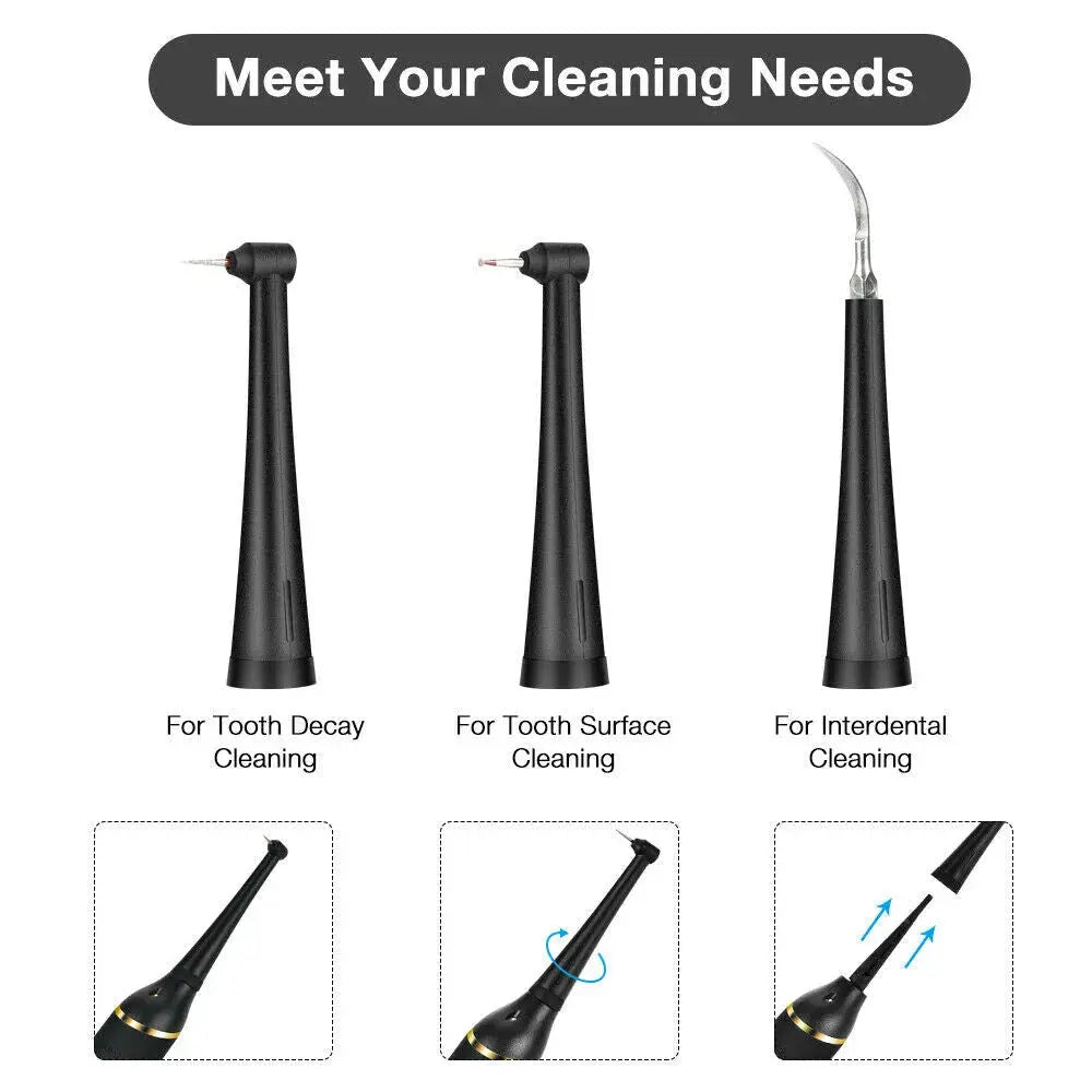 Vibe Geeks Professional Electric Teeth Cleaner Water Flosser- USB Charging - Memoriex 