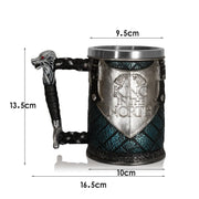 Viking beer mug and mug resin craft ornaments - Memoriex 