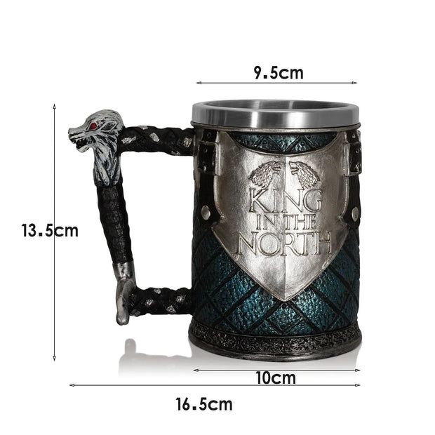 Viking beer mug and mug resin craft ornaments - Memoriex 