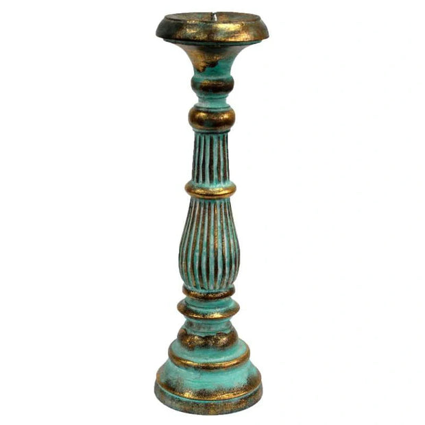Vintage Candle Stands Turquoise - Memoriex 
