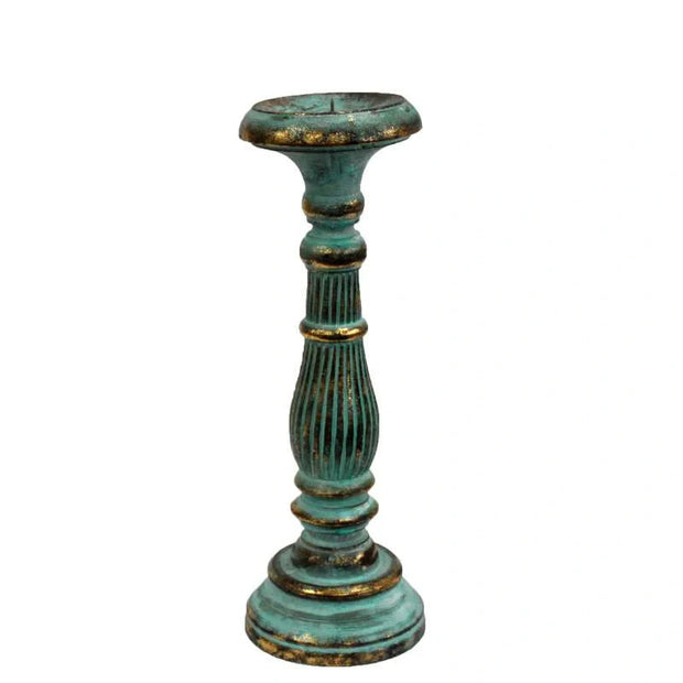 Vintage Candle Stands Turquoise - Memoriex 