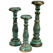 Vintage Candle Stands Turquoise - Memoriex 