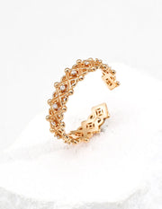 Vintage-Inspired Zircon Ring-1