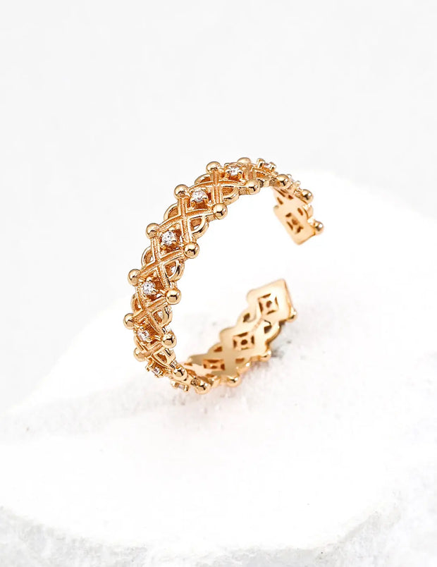 Vintage-Inspired Zircon Ring-1