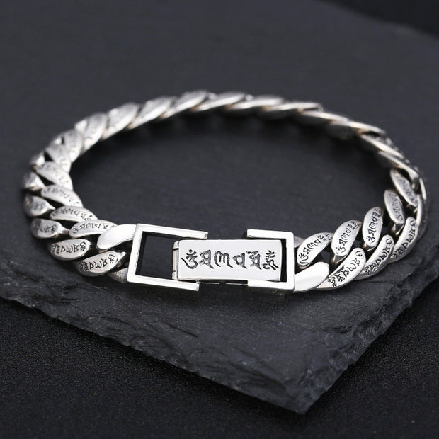 Vintage Six Word Mantra Men's Bracelet - Memoriex 