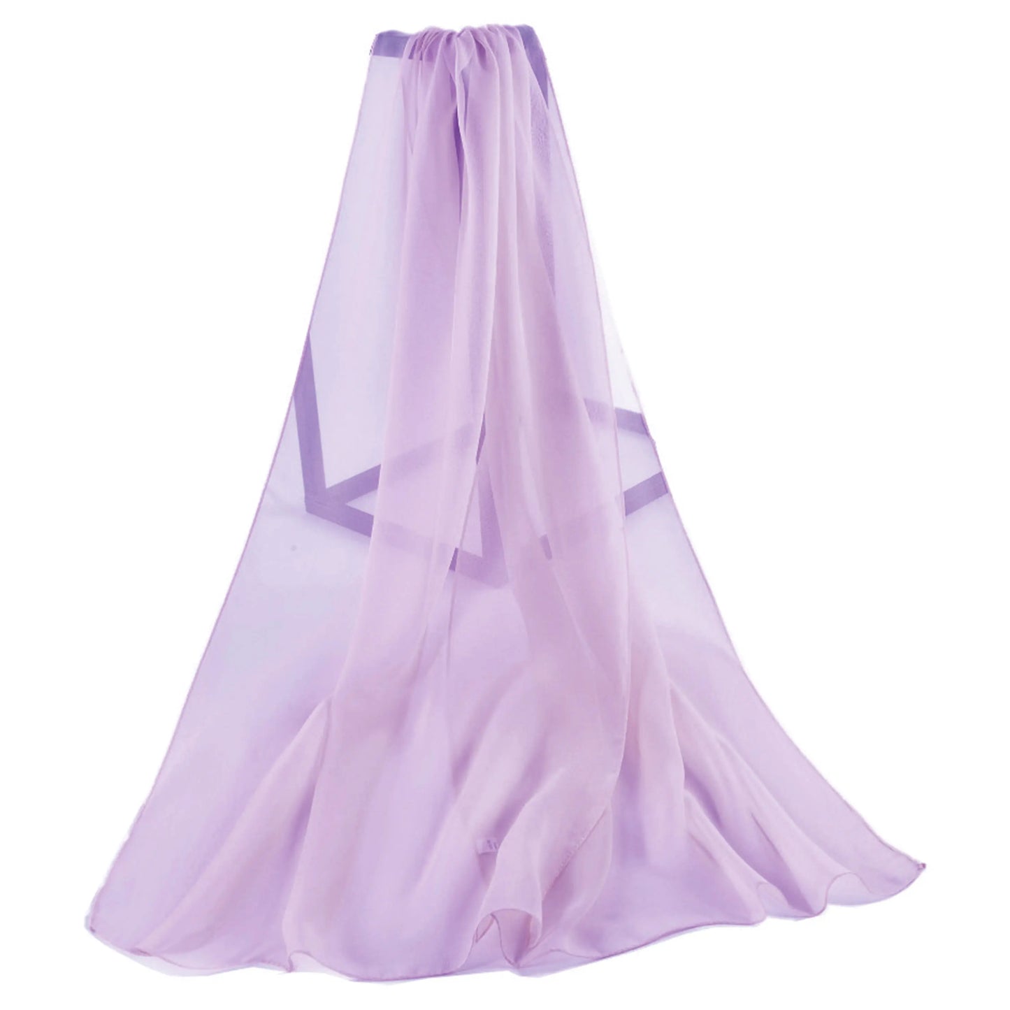 Violet - Plain Chiffon-3