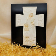 Virgin Mary Boy Girl Baptism Creative Hanging Plate Resin Crafts - Memoriex 